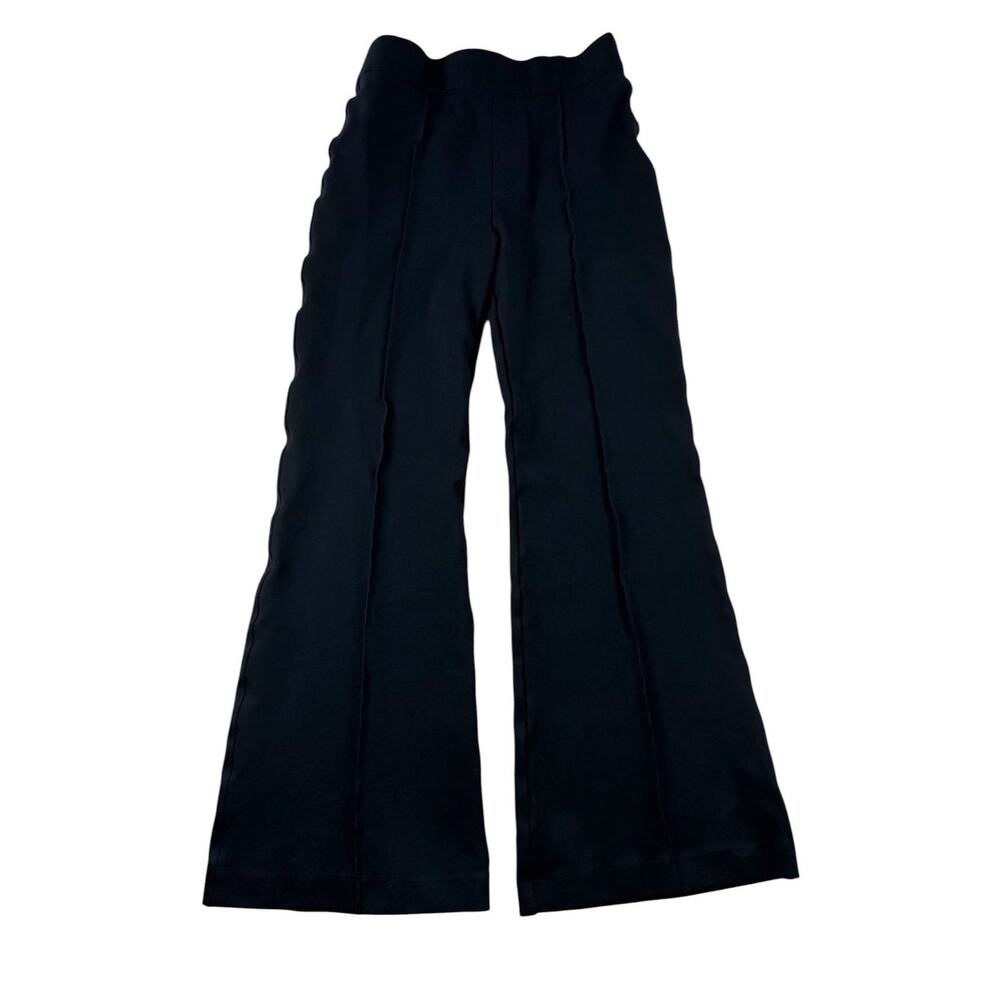 SPANX Supersmooth Perfectfit Ponte Flare Pants Small Petite Black SP Trouser